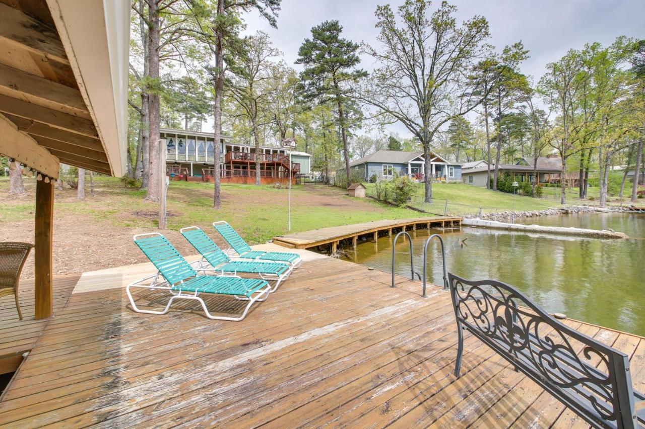 Cozy Lake Cabin With Dock In Hot Springs Natl Park Villa Lake Hamilton Kültér fotó